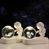 Creative 3D Astronaut Crystal Ball Led Night Light for Children Bedroom Planet Space Solar System Lamp USB Christmas Kid Gift 4