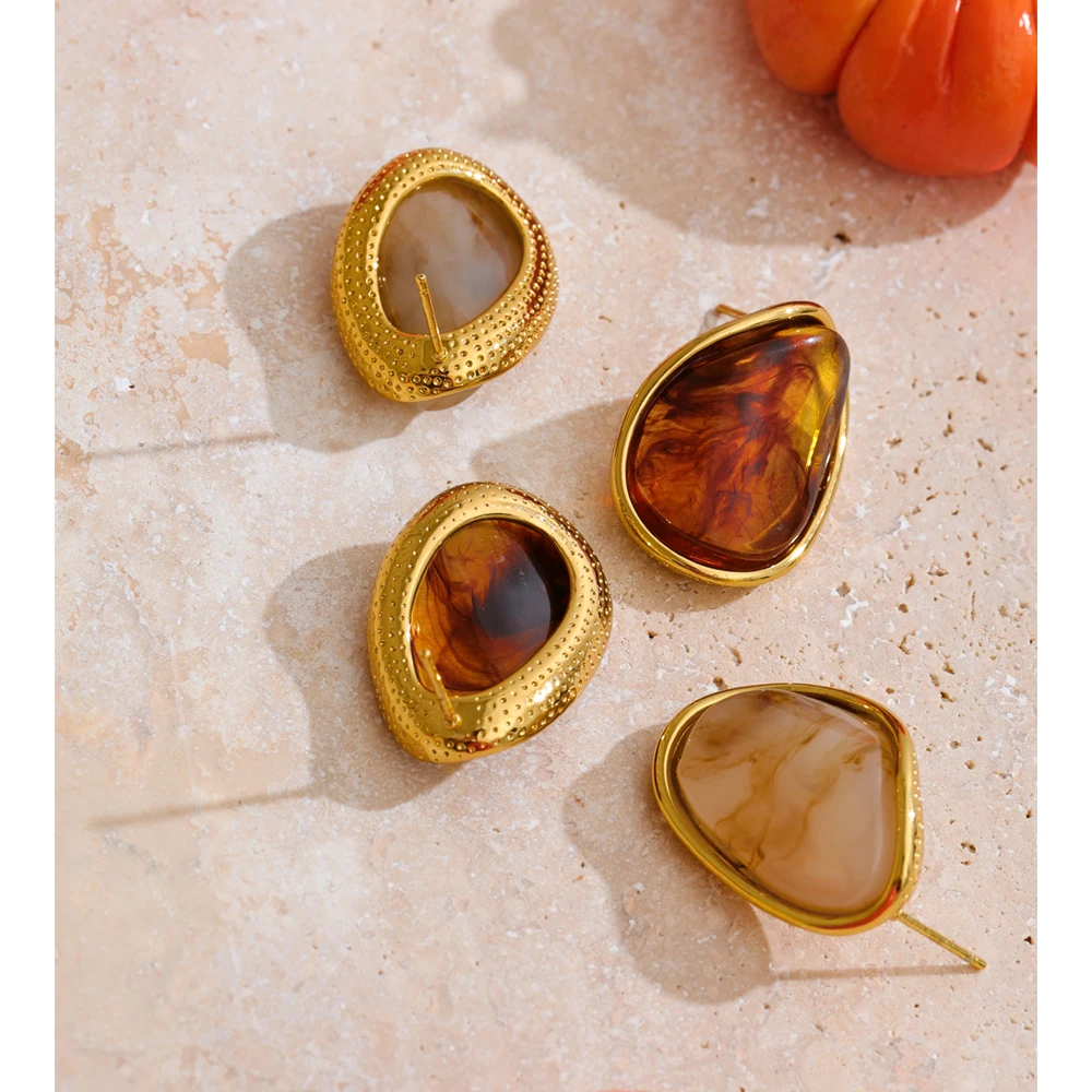 Yhpup Earrings Geometric Stud