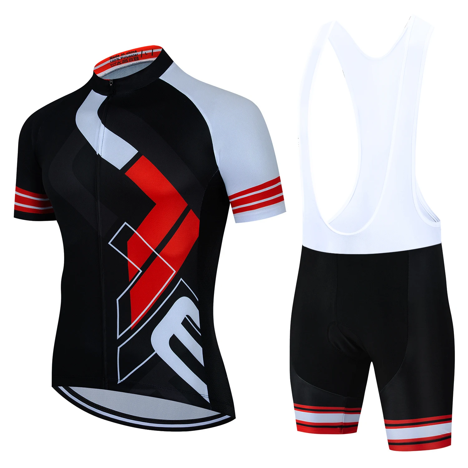 Enhanced Men's Professional Cycling Jersey and Bib Set - Summer Edition