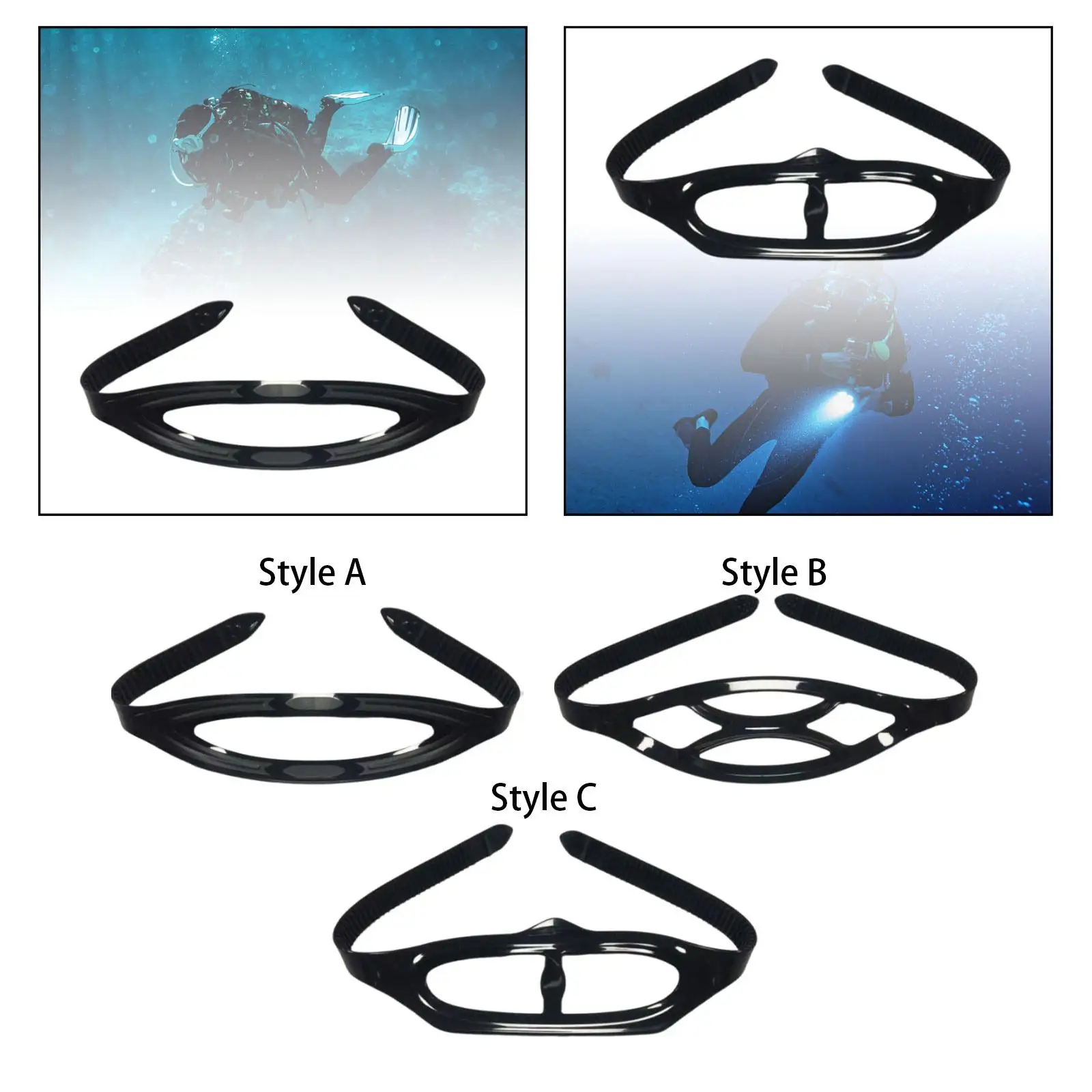 Diving Replacement Comfortable Silicone Diving Goggles Strap