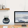 No Drill Wall Mount Watch and Jewelry Storage Rack, Clear Plastic, Double Compartmentary Charging Stand, For Apple Watch 2