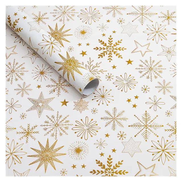 50x70cm Gold Print Gift Wrapping Paper Roll For Wedding Kids Birthday  Holiday Baby Shower Gift Wrap Craft Paper Gift Pack Ribbon - Craft Paper -  AliExpress