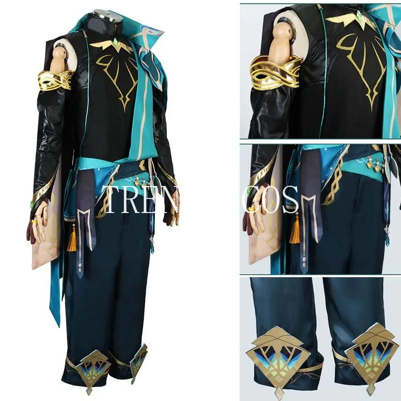 Sumeru Al Haitham Cosplay Costume Men's Uniform Halloween Outfits for anime cosplay