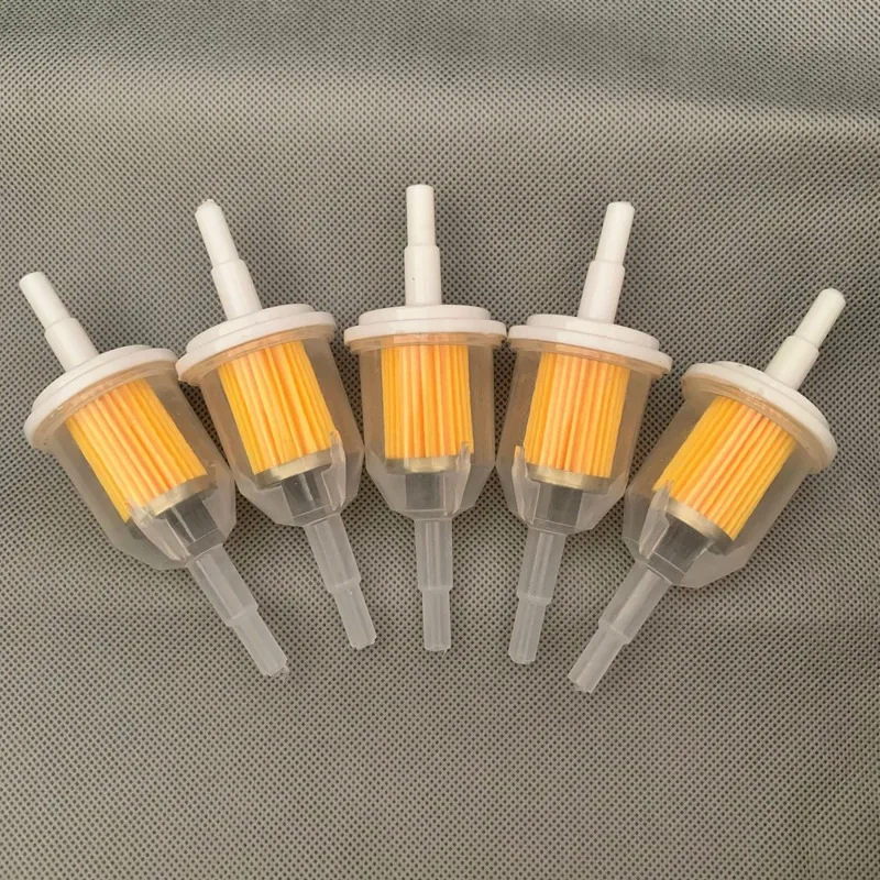Universal Gasoline Gas Fuel Gasoline Oil Filter Motorcycle Scooter Filter Tool Motor ATV Fuel Accessories 10PCS