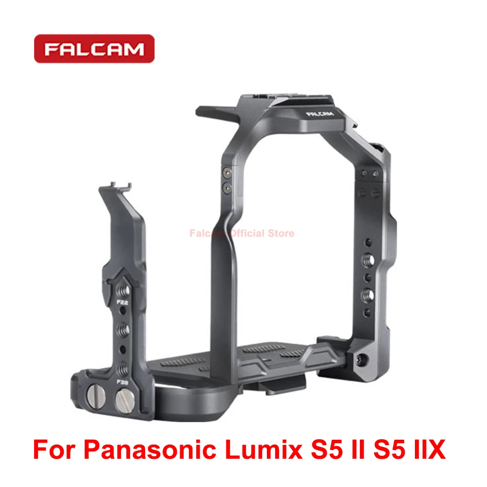 

Falcam C00B3401 Quick Release Camera Cage Rig ARRI Anti-Twist Locking For Panasonic Lumix S5 II S5 IIX Cameras