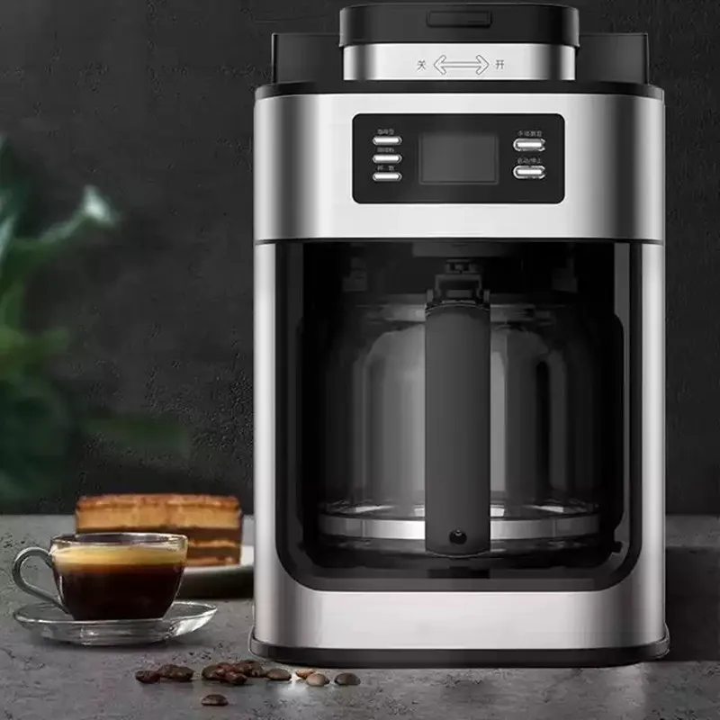 Fully Automatic Freshly Ground Coffee Machine American Style Household Small Coffee Grinder American Drip Pot