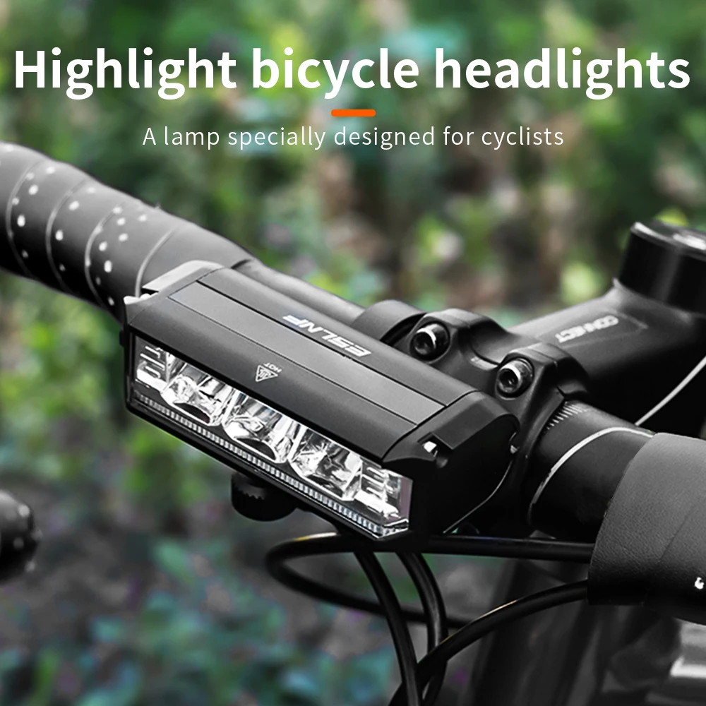 

2000mAh Alloy Bicycle Headlight Outdoor Cycling Waterproof Headlight USB Rechargeable Bicycle Motorcycle Light Accessories