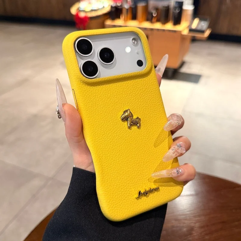 Golden Pony Luxury PU Leather Phone Case - New Year Edition