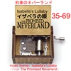 Isabella's Lullaby music them from anime The Promised Neverland  Music Box fans christmas new year gift home office Decoration 6