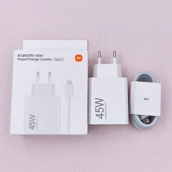 Xiaomi Turbo Fast Charging Adapter with 1M 6A Type - C Cable - 45W Power - 45W EU Set