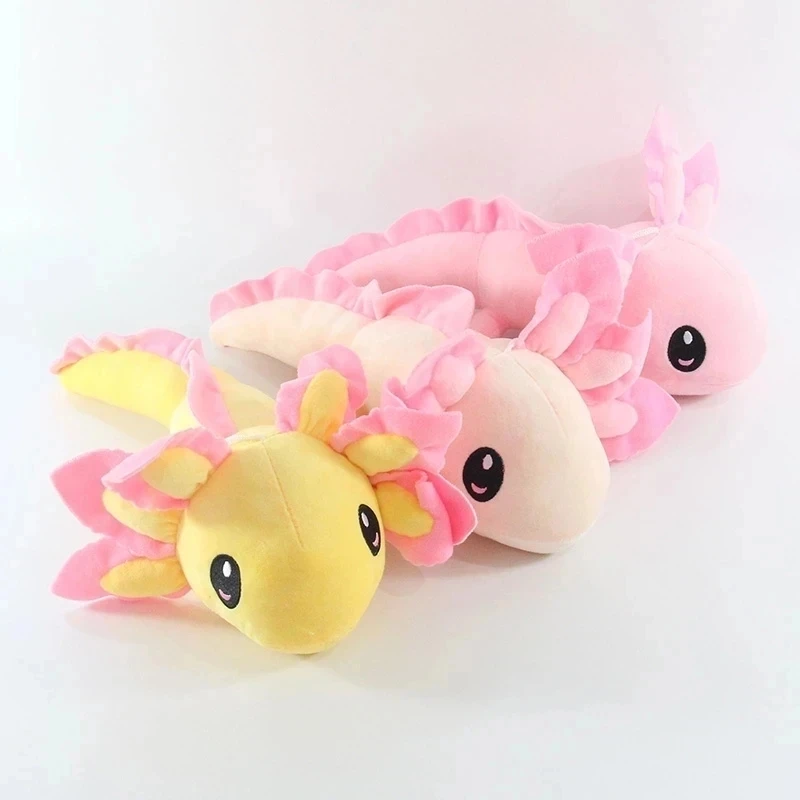 30cm Blue Axolotl Plush Toys Kawaii Axolotl Stuffed Animal Dolls Soft Game Peluche Birthday Gift for Children Kids Xmas Gift