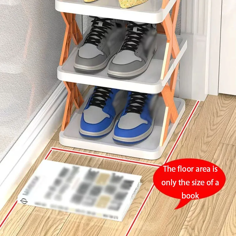 Shoe storage rack detachable shoe rack saves home shelve multi-layer living room hostel bedroom simple shoe rack color cabinet 5