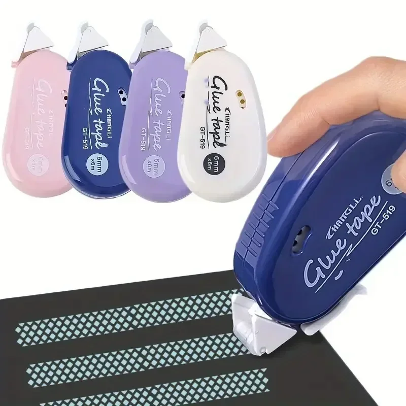 Dot Double-sided Tape DIY Scrapbooking Collage Photo Album Erasable Roller Tape Stationery School Stationery Supplies