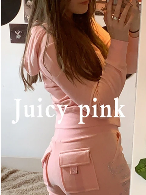 YICIYA TRACKSUIT hoodies Velvet Zipper Sweatshirt And Pants Winter women velour Pant Suit Hoodies Zipper Rhinestone velour suits pink suit