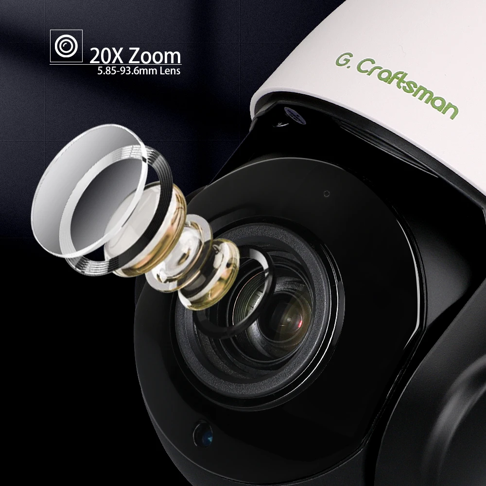 XMEYE 6.0MP POE 20X PTZ Dome IP Camera Outdoor SONY335 Human Optical Zoom IR 60M CCTV Security Waterproof G.Craftsman ip camera,surveillance camera,wifi ip camera