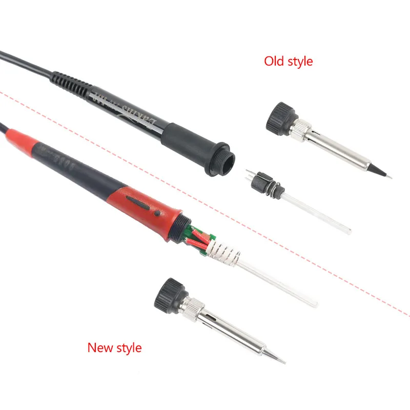 Soldering Station Electric Soldering Iron Handle Ceramic Heater Hot Air Gun Handle Accessories For 8586D 8586 3