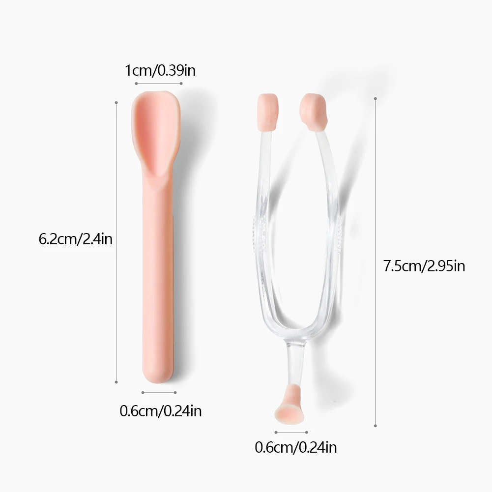 컬러 콘택트렌즈 착용 도구 1개 플라스틱 소프트 팁 핀셋 스틱 삽입기 제거기 렌..