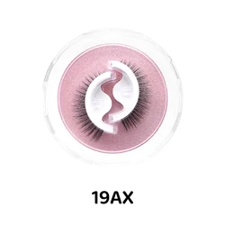 Korean Self - Adhesive Reusable Natural Eyelashes - Manga Blush Collection with Free Shipping (19AX)