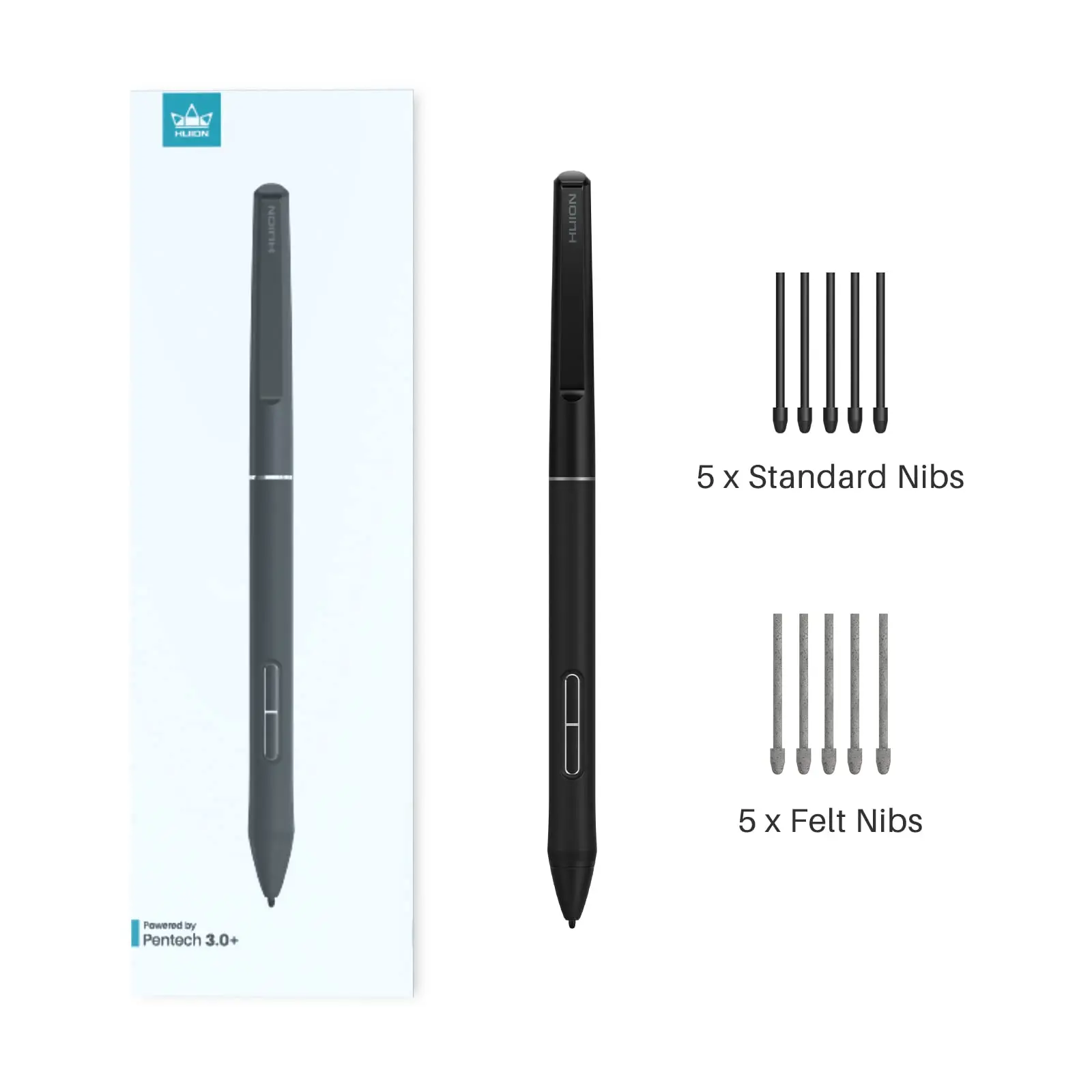 Huion Slim Pen para Huawei Inspiroy Giano Keydial Dial Kamvas 22 Series Kamvas 24 Series Kamvas Pro Pw550s 95 Milímetros de Diâmetro - Imagem 3