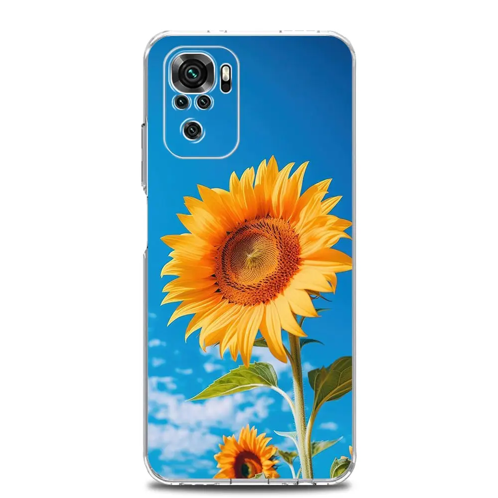 Sunflower Yellow Soft TPU Phone Case Cover