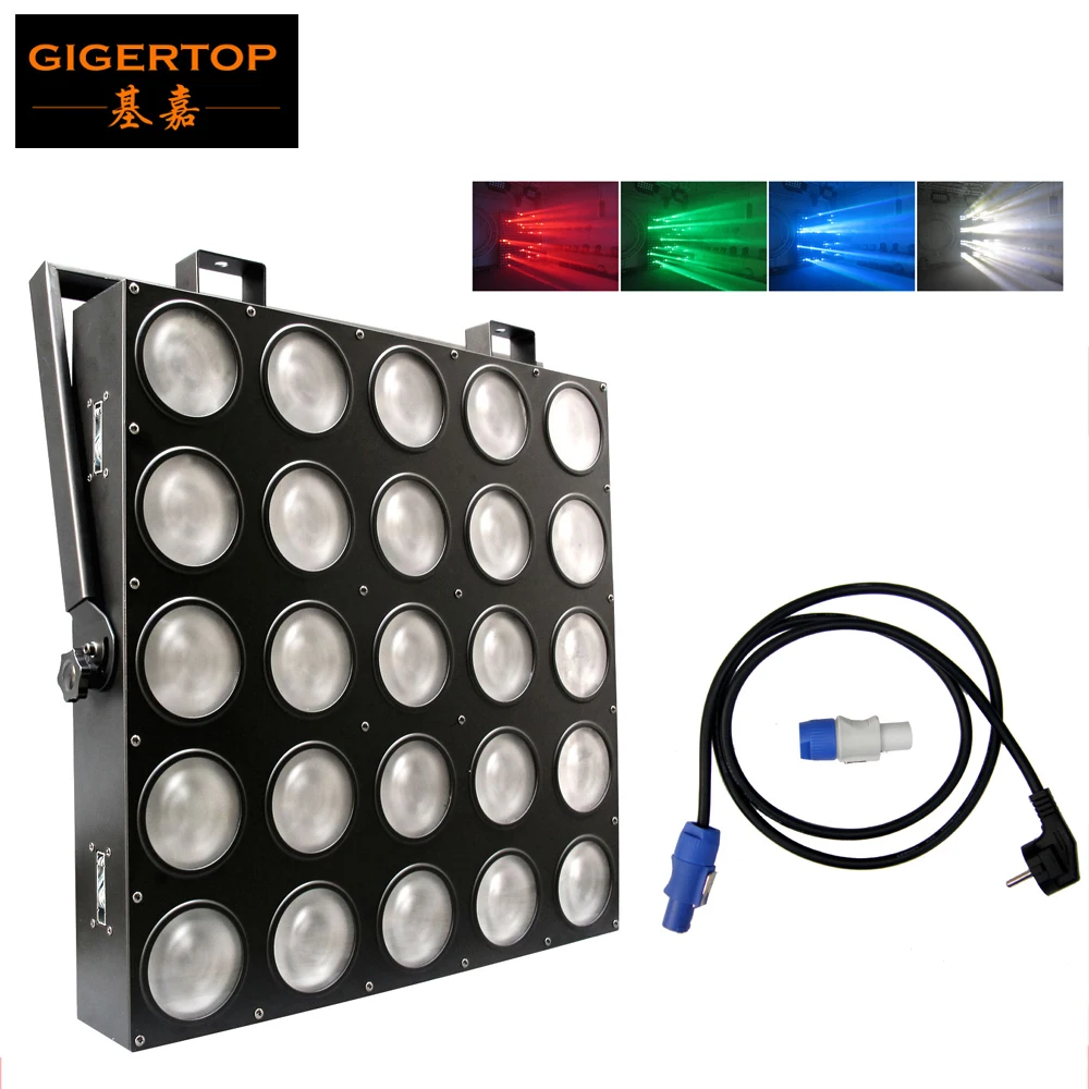 

Freeshipping 25 Head Led Matrix Light 25x10W RGBW COB 4IN1 Color 110/100/40/7 DMX Channels IP20 Audience Wash Blinder Audience