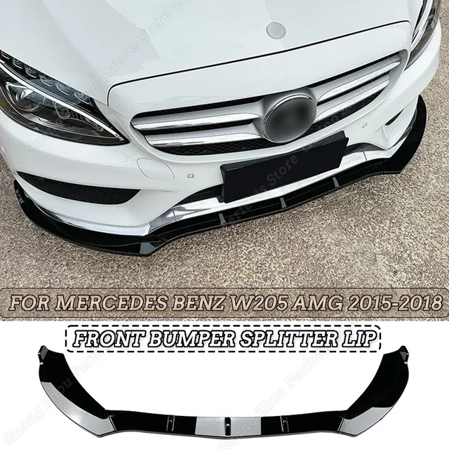 Auto Front Stoßstange Lippen Diffusor Spoiler Splitter Body Kit Abdeckung  für Mercedes Benz C Klasse W205