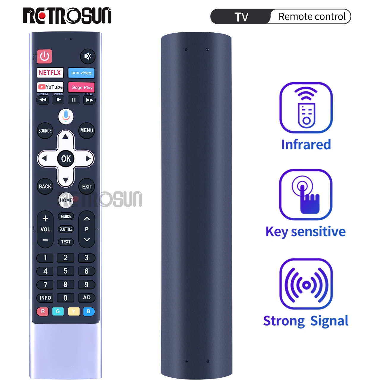 

Новый голосовой пульт дистанционного управления для смарт-ТВ Skyworth METZ HOF21F428GPD10 HOF21A179GPD10 536C-267A00-W010 536J-267A00-W000