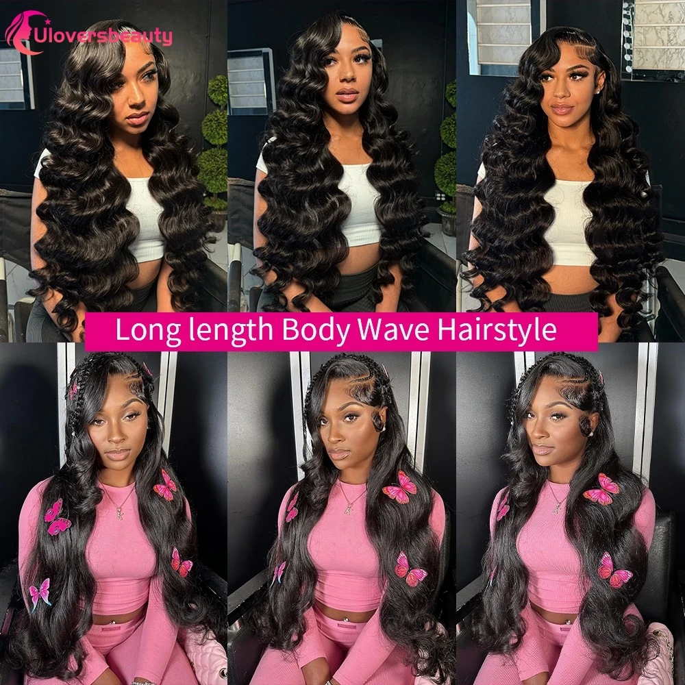 Body Wave Human Hair Bundles And Weaves 24 30 40 Inch Body Wave Bundles Brazilian Natural Black 12A Raw Hair Bundles For Women 6