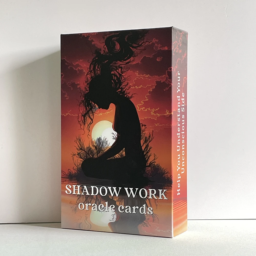 Фото Карты Оракл Shadow Work 12x7 см, 56 карт, плата Таро в коробке, 400 г/м2 №3