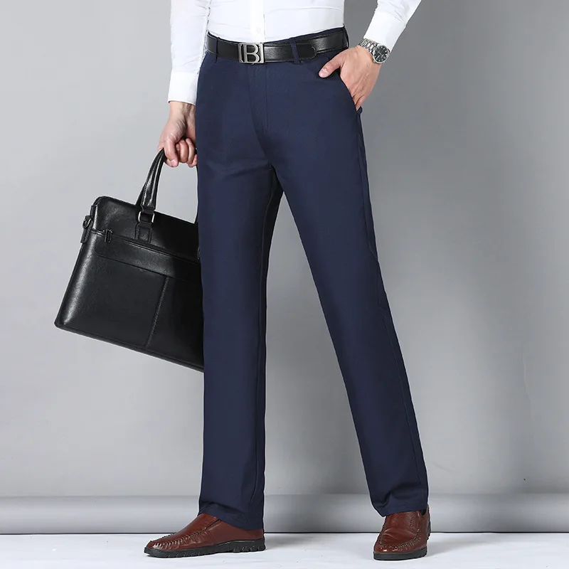 MRMT Brand Men's Trousers High Waist Black Suit Pants Thin Straight Loose Formal Business Casual Man Trouser business pants suit pants men pants thin trousers