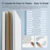 Double Sided Easel Whiteboard with Stand 36x24, Height Adjustable Dry Erase Board Flip Chart, Portable for Office Classroom
