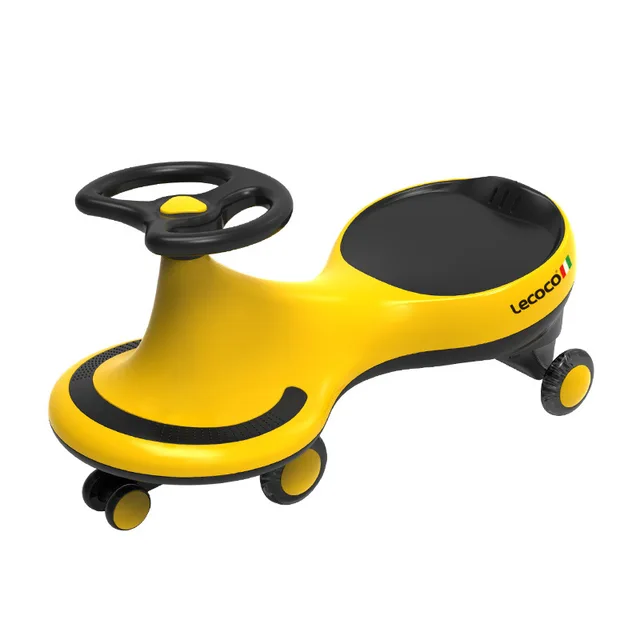 LazyChild Simple And Comfortable Twisting Car Scooter Flash Mute Wheel Children's Early Sensory Training Twisting Car Yo-Yo 6