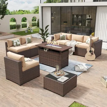 8-Piece Patio Sofa Set 1