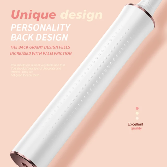 Electric Toothbrush for Adults USB Fast Charging IPX7 Waterproof 5 Speed Mode Intelligent Timing Reminder Smart 5