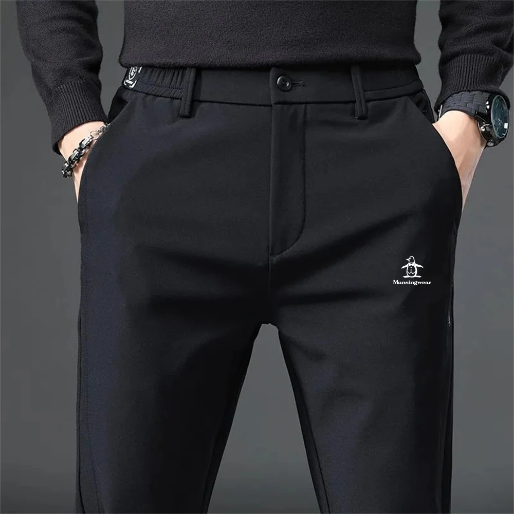 

Мужская одежда MUNSINGWEAR, Новинка весна-осень 2024, высококачественные деловые повседневные брюки для гольфа, мужские спортивные брюки