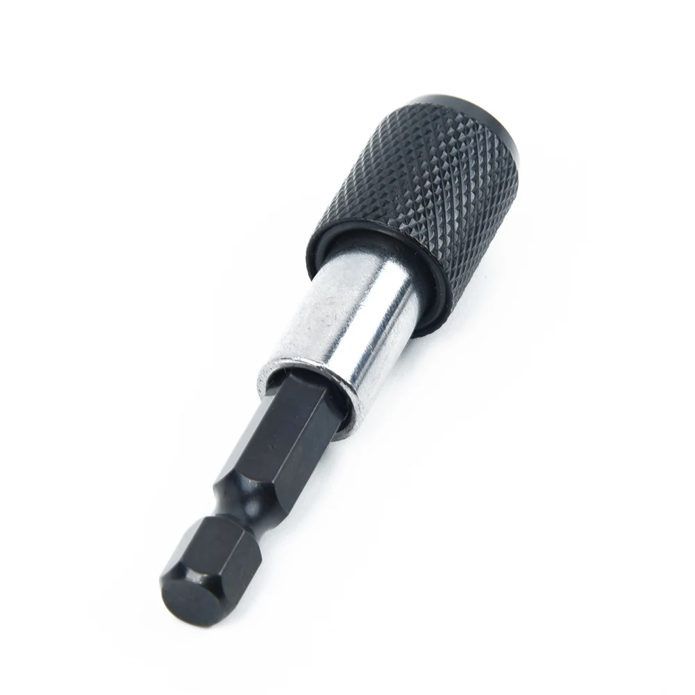 Magnetic Screwdriver Bit Holder 1/4" 60mm Flexible Quick Release Drill Screw Conversion Change Adapter Converter