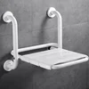 Home Safety Non-slip Shower Chair Folding Wall-mounted Bathroom Seats Bathroom Barrier-free Stainless Steel Armrest Bath Chair 3