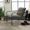 Café Chairs, Cafe Metal Lounge Chair, Charcoal Gray Finish 2