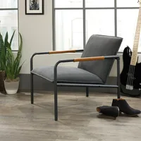 Café Chairs, Cafe Metal Lounge Chair, Charcoal Gray Finish 2