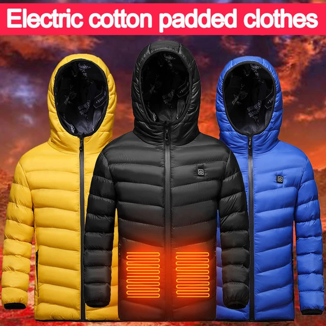 Veste chauffante électrique Usb intelligente pour enfants, manteau chauffant,  pour le ski en plein air, pour garçons - AliExpress