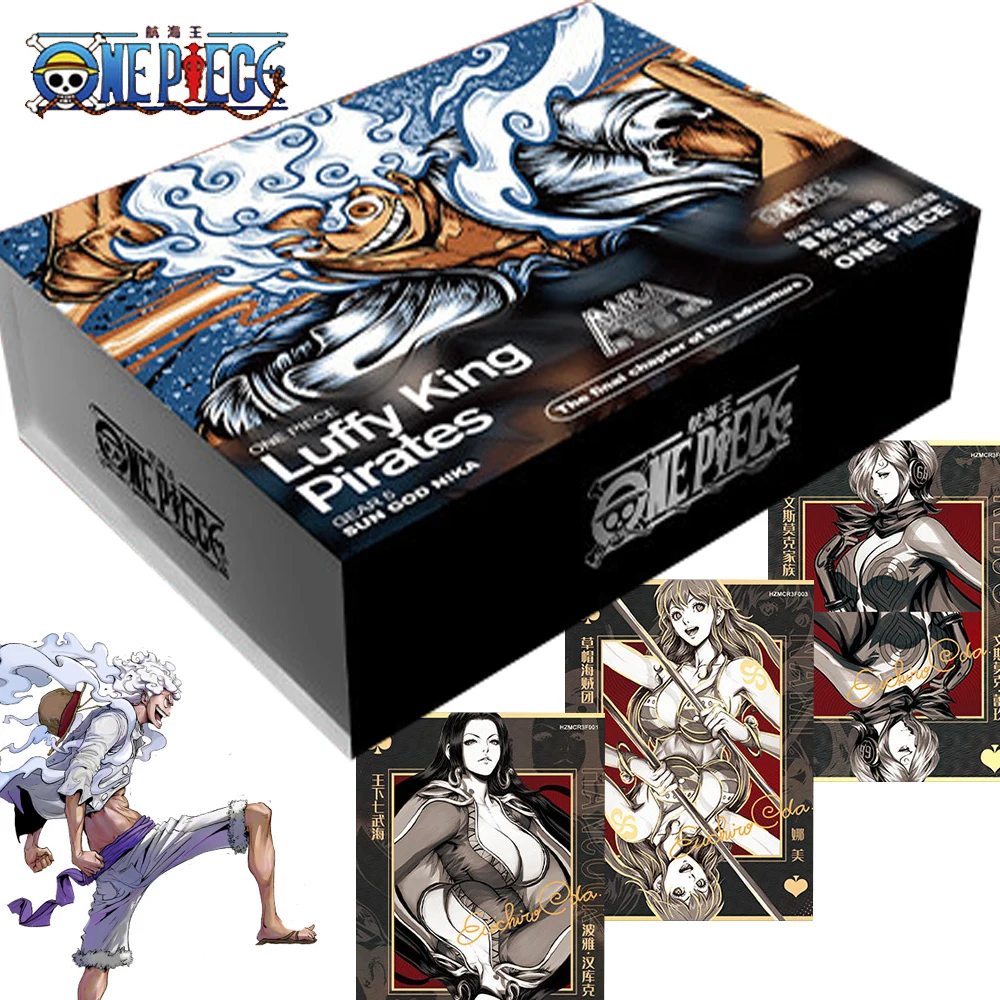 

One Piece Anime Card Luxury Collection Edition Straw Hat Group Luffy Chopper Burukku Icon Embroidery Card Children Favorite Gift