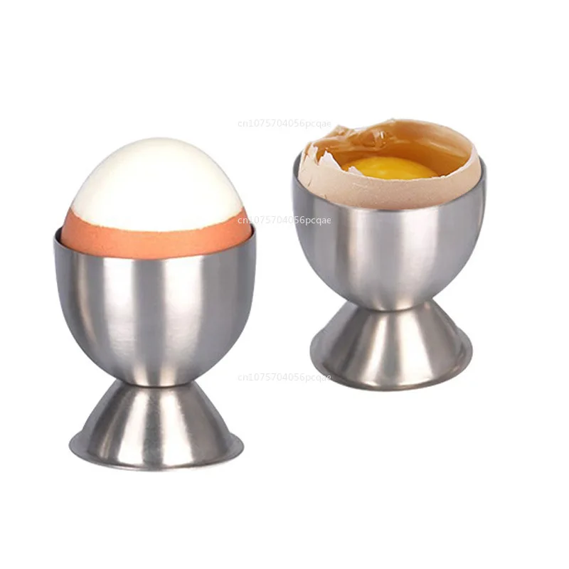 1PC Egg Holder Stainless Steel Eggs Cup Stand Tool Caviar Cup Breakfast Egg Holder Eggs Supplies Kitchen Accessories De Cocina