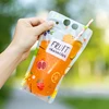 20/50/100Pcs Transparent Plastic Bag Juice Drink Milk Tea Package Portable Disposable Takeaway Kitchen Organizer Sealing Pouch 5