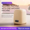 9L Portable Washing Machine Large Capacity Clothes Spin Dryer Bucket Travel Underwear Socks Ultrasonic Mini Washer Clothes dryer 3