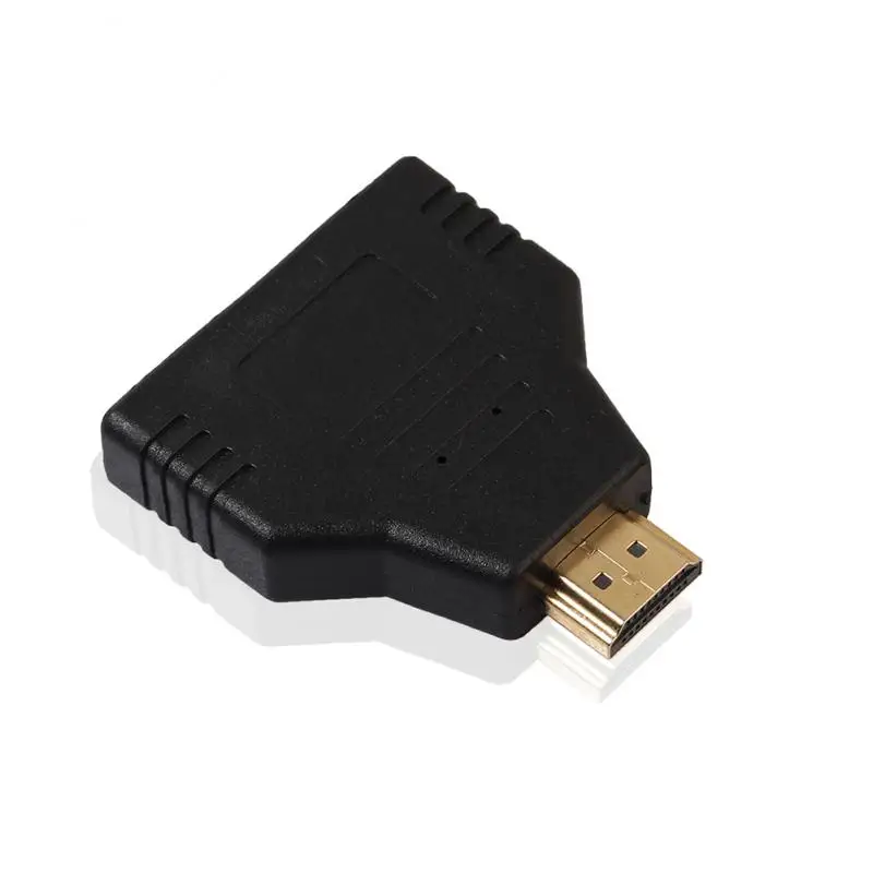 1.4 HDMI-compatible Ports Male to 2 Female 1 In 2 Out Splitter Adapter Converter DVD Audio For TV Tablet HOT SALE 1