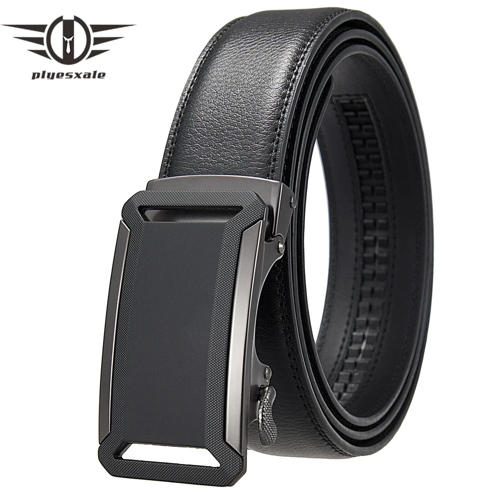 

Brand Men Belts Designer Automatic Buckle Genuine Cow Leather Formal Ceinture Homme Business Cowboy Waistband Male Luxury B1353