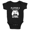 Baby Romper Pregnancy Announcement Gift Player 2 Enter Game Leveled Up To Dad T Shirts Daddy and Son Matching Family Funny Tee 5