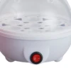Egg Cooker 220V EU Plug Hard Boiled Multifunction Steaming Egg Reusable High Temperature Steamer Anti Slip Base Egg Boiler 6