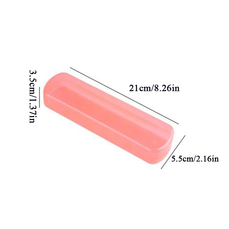 Toothbrush Storage Container Portable Travel Toothbrush Organizer Makeup Brush Toothpaste Storage Candy Color Plastic Box Bathroom Accessories