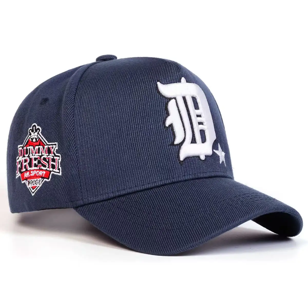 Unisex D-Buchstaben-Stickerei seitlich DUMMY FRESH Baseballkappen Frühling Herbst Outdoor Verstellbare Freizeithüte Dad Hat Sonnenschutzhut – Detail 7